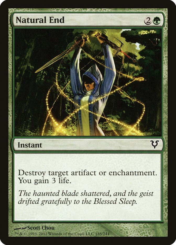 Natural End [Avacyn Restored] | Card Merchant Takapuna