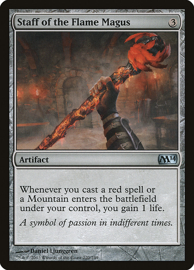 Staff of the Flame Magus [Magic 2014] | Card Merchant Takapuna