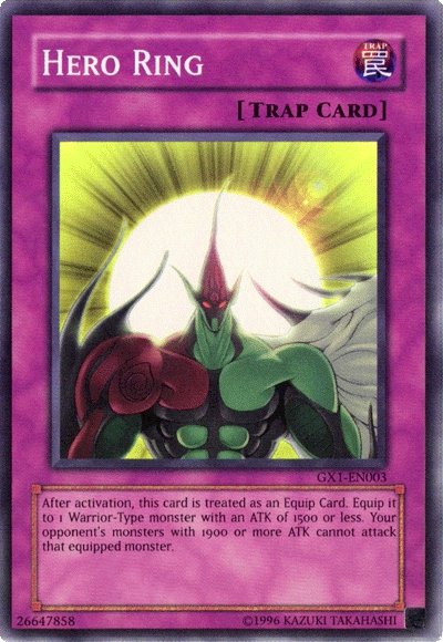 Hero Ring [GX1-EN003] Super Rare | Card Merchant Takapuna