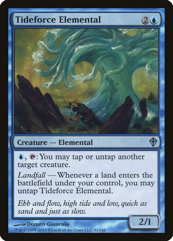 Tideforce Elemental [Worldwake] | Card Merchant Takapuna