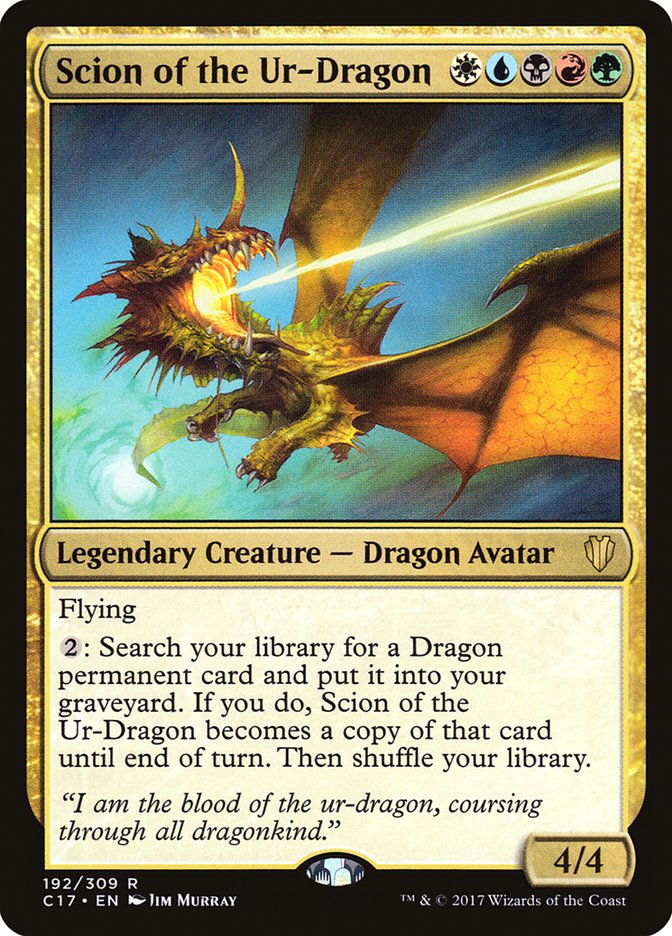 Scion of the Ur-Dragon [Commander 2017] | Card Merchant Takapuna