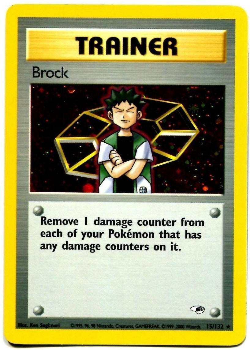 Brock (15/132) [Gym Heroes Unlimited] | Card Merchant Takapuna