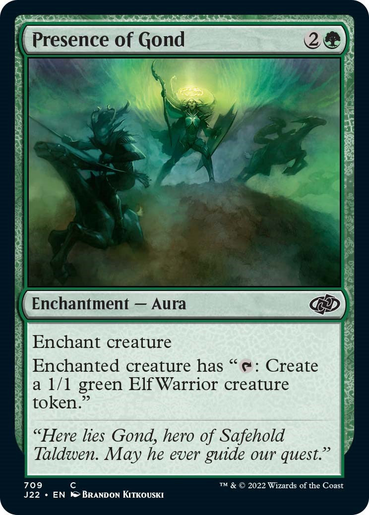 Presence of Gond [Jumpstart 2022] | Card Merchant Takapuna