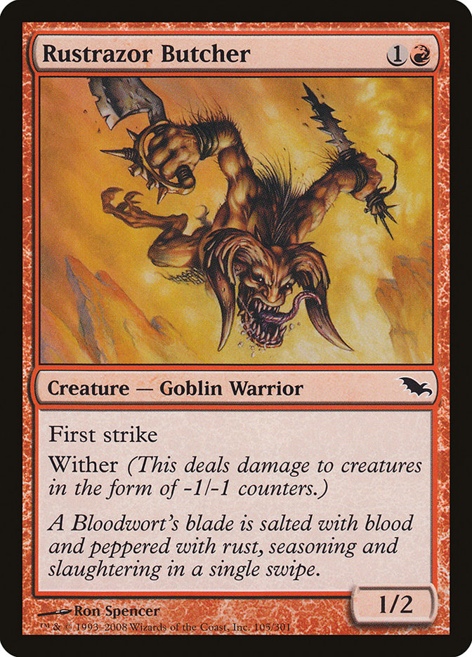 Rustrazor Butcher [Shadowmoor] | Card Merchant Takapuna