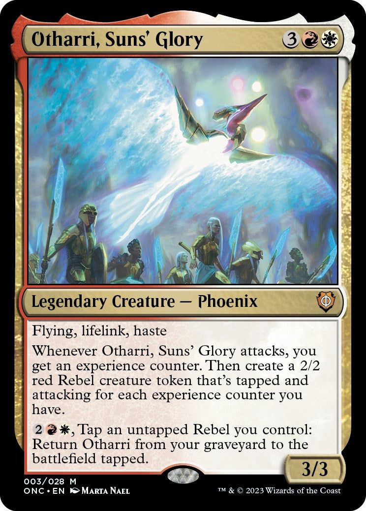 Otharri, Suns' Glory [Phyrexia: All Will Be One Commander] | Card Merchant Takapuna