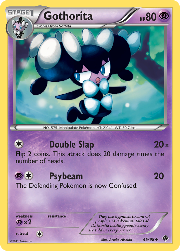 Gothorita (45/98) [Black & White: Emerging Powers] | Card Merchant Takapuna