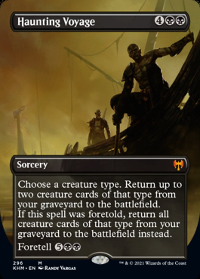 Haunting Voyage (Borderless Alternate Art) [Kaldheim] | Card Merchant Takapuna