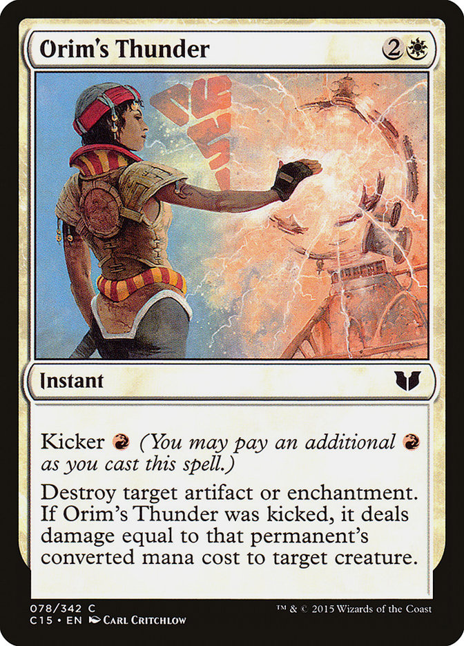 Orim's Thunder [Commander 2015] | Card Merchant Takapuna