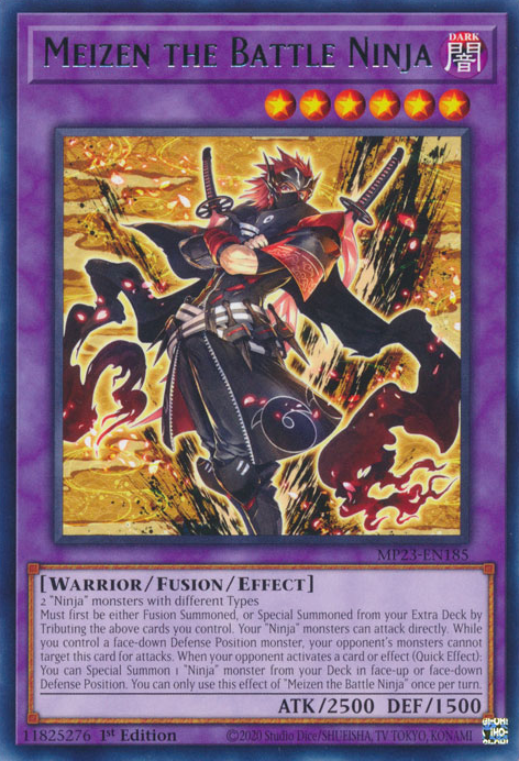 Meizen the Battle Ninja [MP23-EN185] Rare | Card Merchant Takapuna