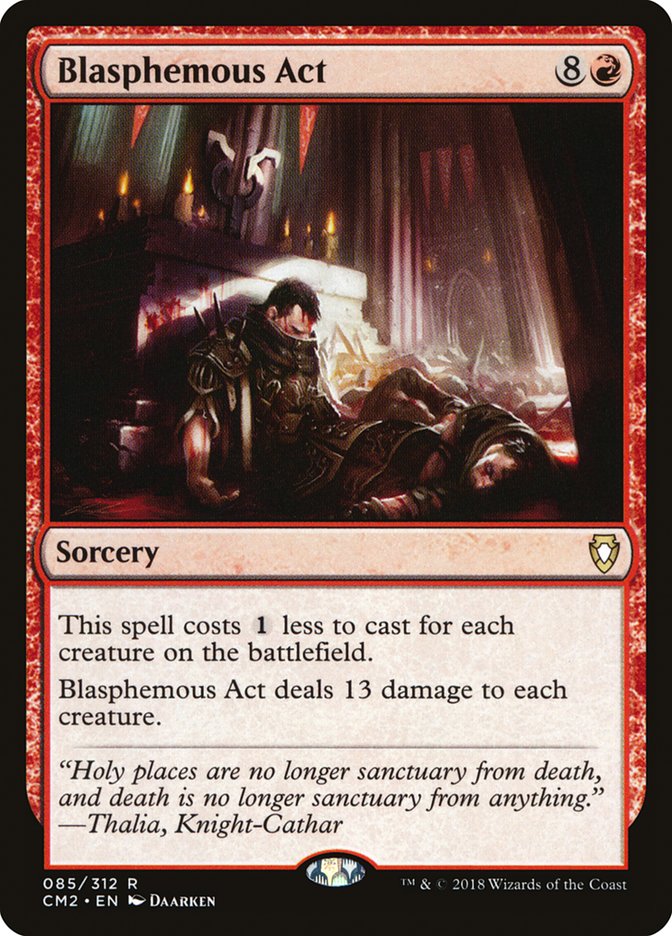 Blasphemous Act [Commander Anthology Volume II] | Card Merchant Takapuna