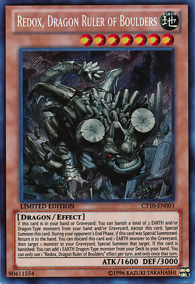 Redox, Dragon Ruler of Boulders [CT10-EN003] Secret Rare | Card Merchant Takapuna