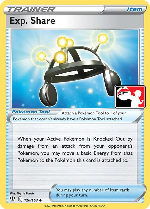 Exp. Share (126/163) [Prize Pack Series One] | Card Merchant Takapuna