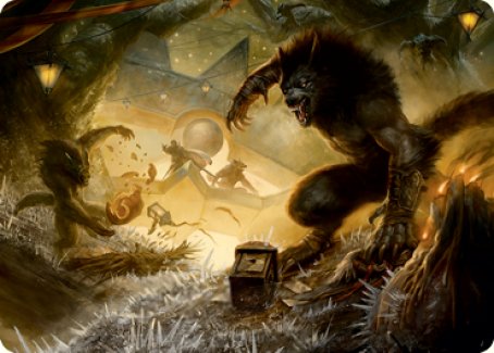 Storm the Festival Art Card [Innistrad: Midnight Hunt Art Series] | Card Merchant Takapuna