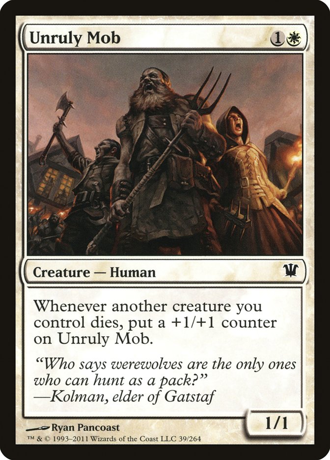 Unruly Mob [Innistrad] | Card Merchant Takapuna