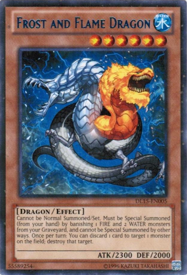 Frost and Flame Dragon (Blue) [DL15-EN005] Rare | Card Merchant Takapuna