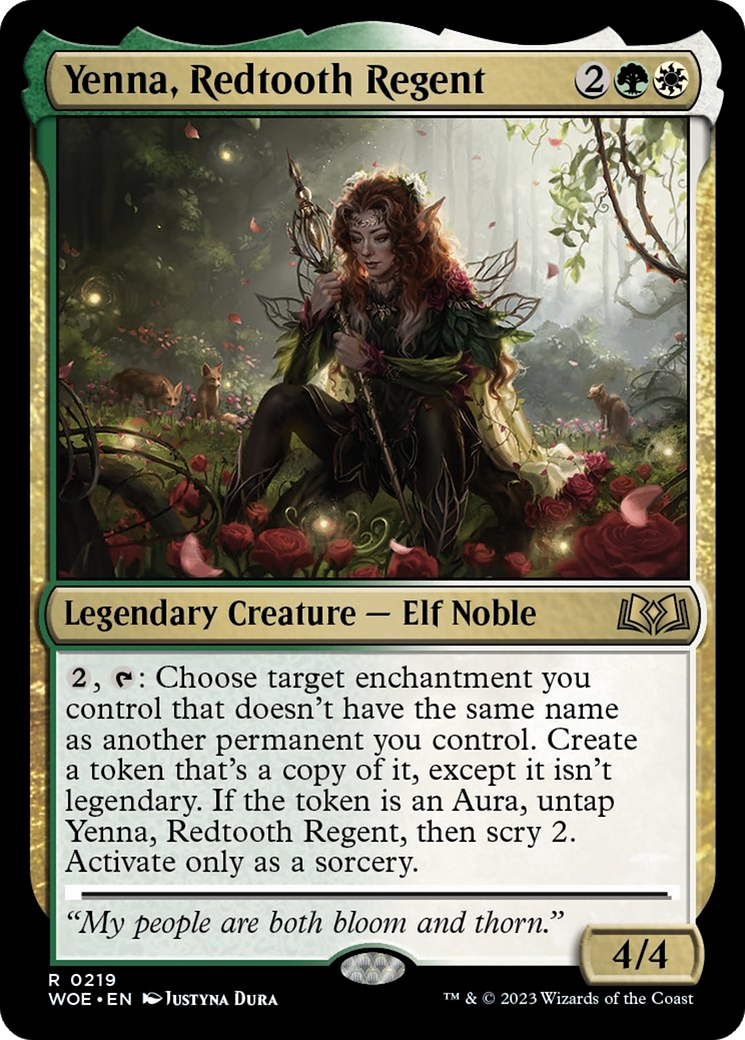 Yenna, Redtooth Regent [Wilds of Eldraine] | Card Merchant Takapuna