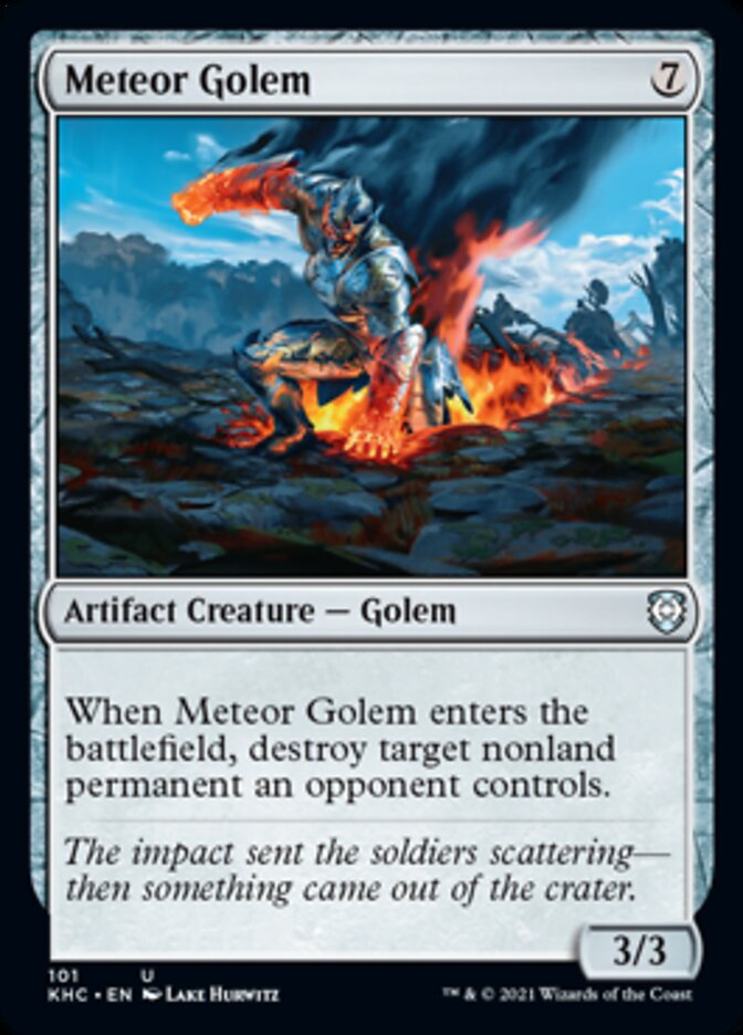 Meteor Golem [Kaldheim Commander] | Card Merchant Takapuna