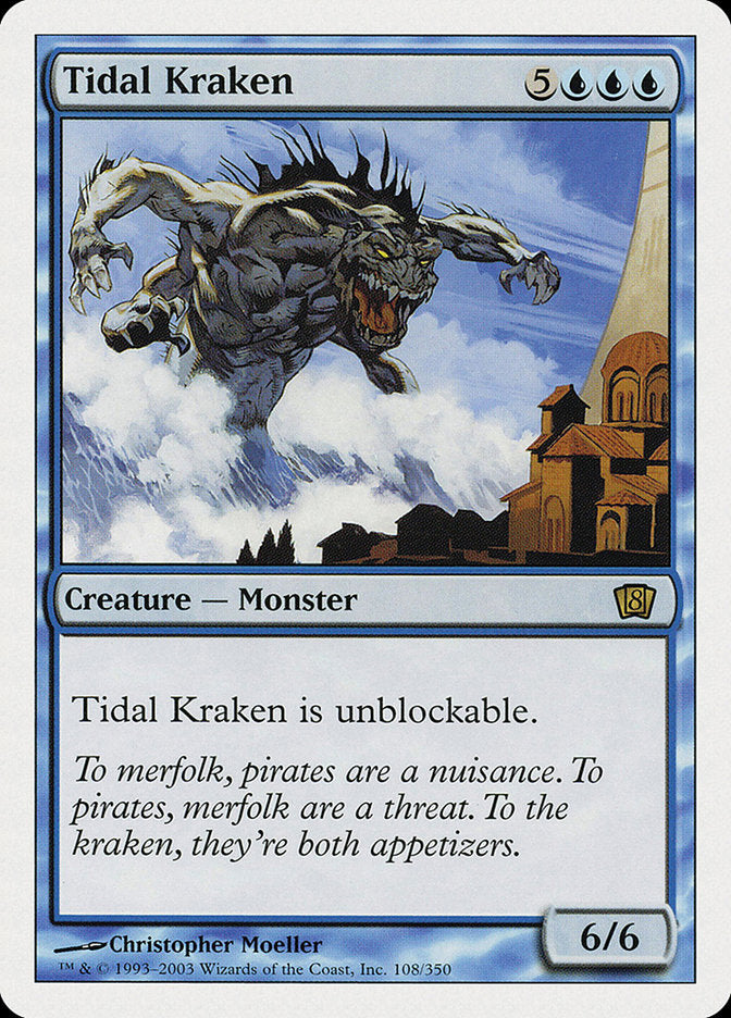Tidal Kraken [Eighth Edition] | Card Merchant Takapuna