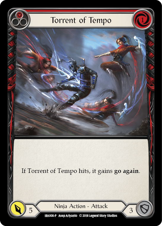 Torrent of Tempo [IRA006-P] (Ira Welcome Deck)  1st Edition Normal | Card Merchant Takapuna