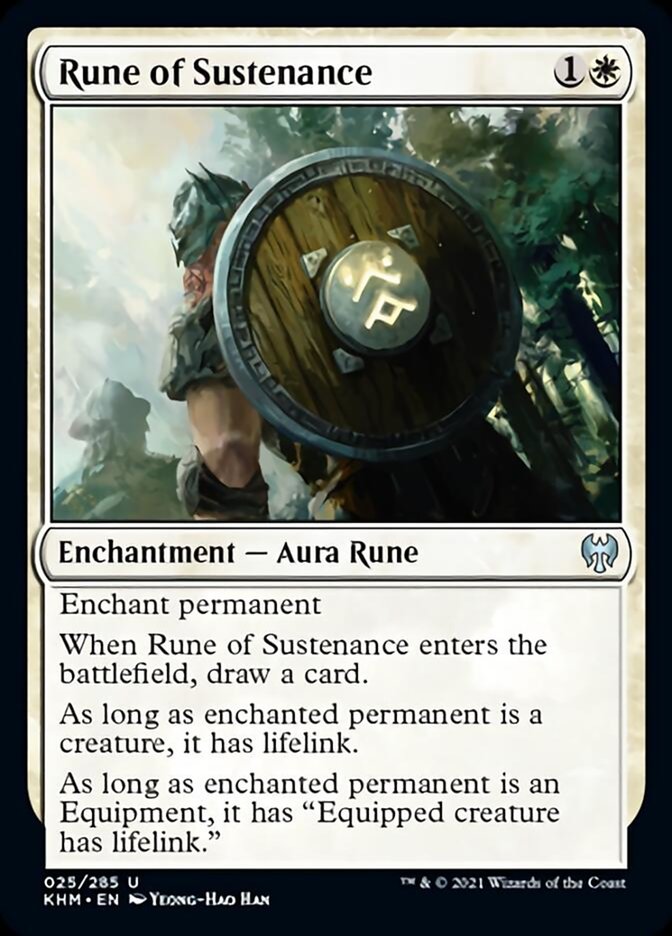 Rune of Sustenance [Kaldheim] | Card Merchant Takapuna