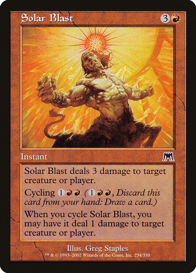 Solar Blast [Onslaught] | Card Merchant Takapuna