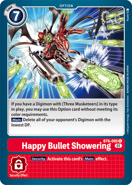 Happy Bullet Showering [BT6-095] [Double Diamond] | Card Merchant Takapuna