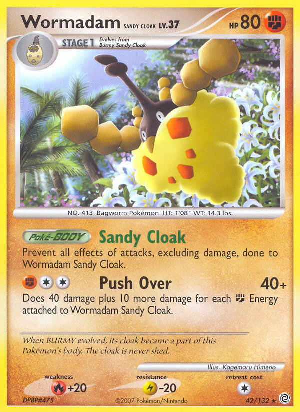 Wormadam Sandy Cloak (42/132) [Diamond & Pearl: Secret Wonders] | Card Merchant Takapuna