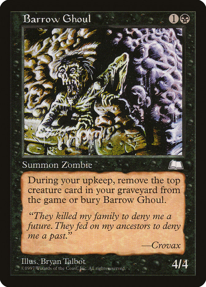 Barrow Ghoul [Weatherlight] | Card Merchant Takapuna