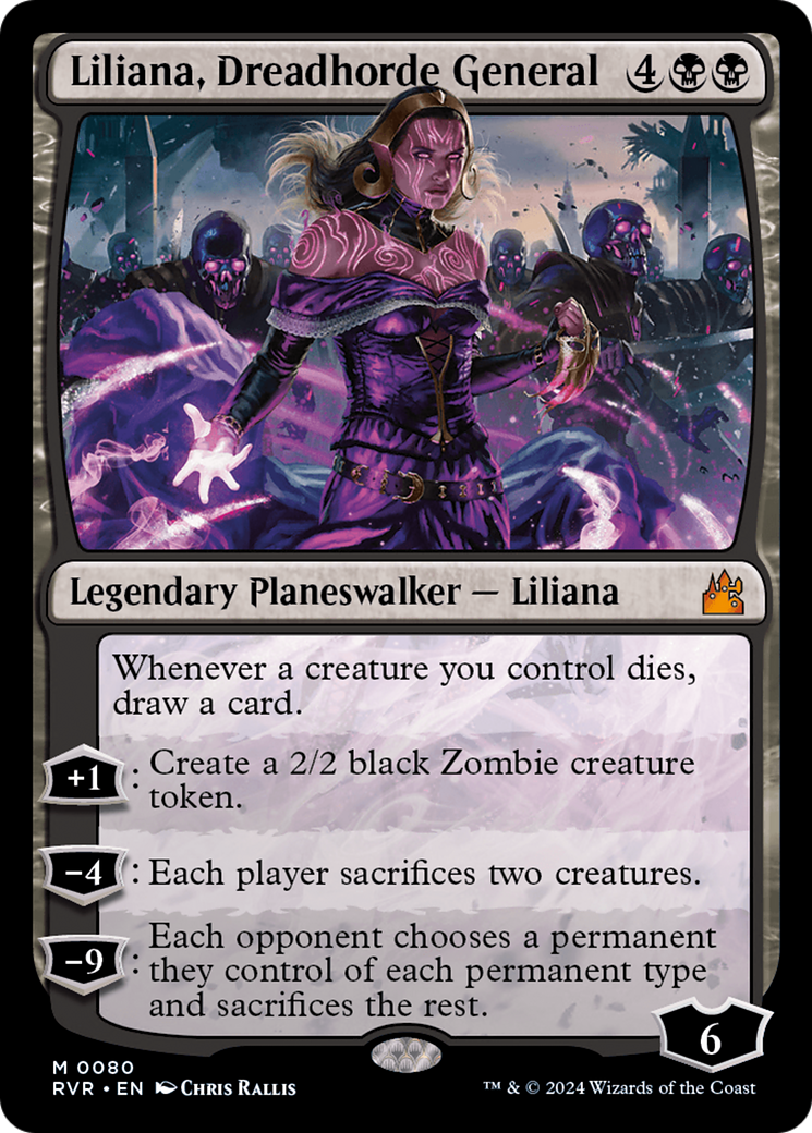 Liliana, Dreadhorde General [Ravnica Remastered] | Card Merchant Takapuna