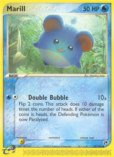 Marill (68/100) [EX: Sandstorm] | Card Merchant Takapuna