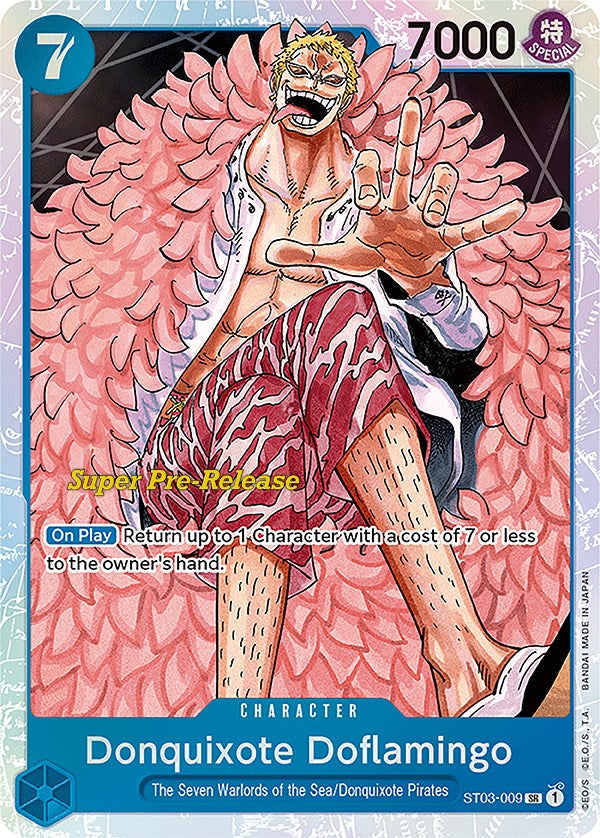 Donquixote Doflamingo [Super Pre-Release Starter Deck: The Seven Warlords of the Sea] | Card Merchant Takapuna