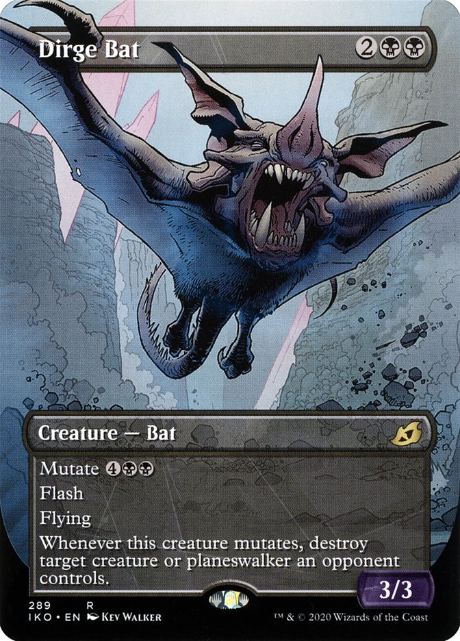 Dirge Bat (Showcase) [Ikoria: Lair of Behemoths] | Card Merchant Takapuna