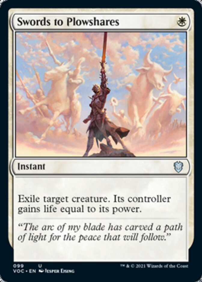 Swords to Plowshares [Innistrad: Crimson Vow Commander] | Card Merchant Takapuna