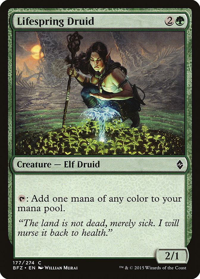 Lifespring Druid [Battle for Zendikar] | Card Merchant Takapuna