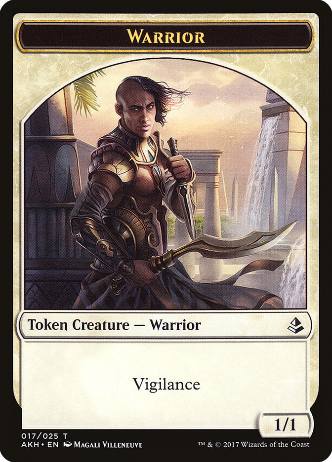 Champion of Wits // Warrior Double-Sided Token [Hour of Devastation Tokens] | Card Merchant Takapuna