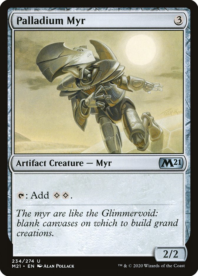 Palladium Myr [Core Set 2021] | Card Merchant Takapuna