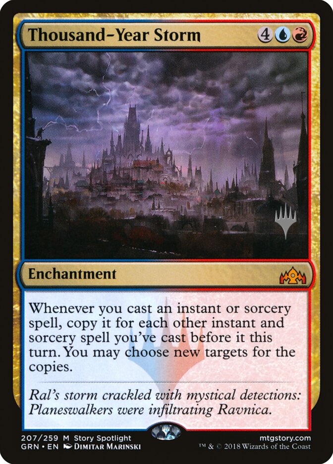 Thousand-Year Storm (Promo Pack) [Guilds of Ravnica Promos] | Card Merchant Takapuna
