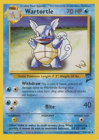 Wartortle (63/130) (W Stamped Promo) [Base Set 2] | Card Merchant Takapuna