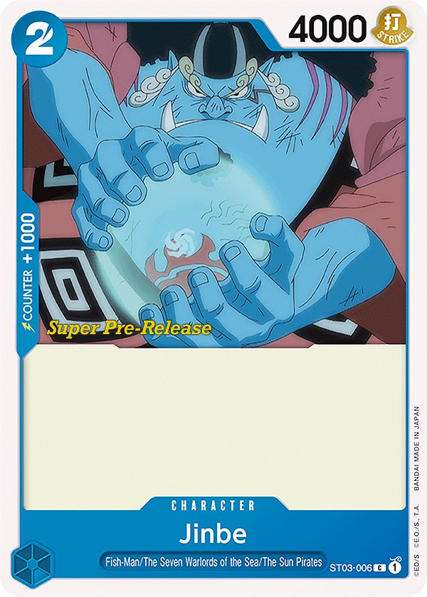 Jinbe [Super Pre-Release Starter Deck: The Seven Warlords of the Sea] | Card Merchant Takapuna