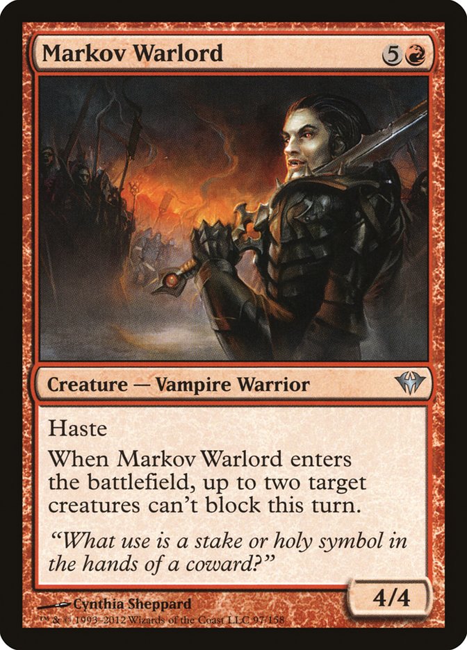 Markov Warlord [Dark Ascension] | Card Merchant Takapuna