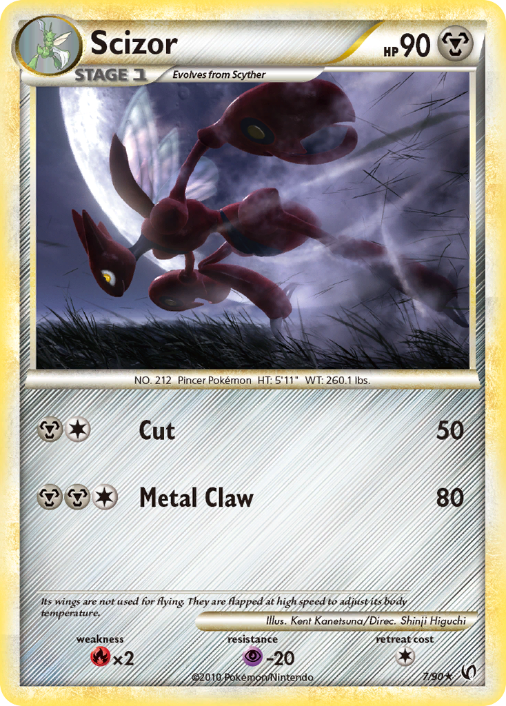 Scizor (7/90) [HeartGold & SoulSilver: Undaunted] | Card Merchant Takapuna
