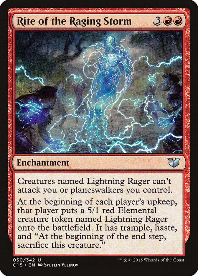 Rite of the Raging Storm [Commander 2015] | Card Merchant Takapuna