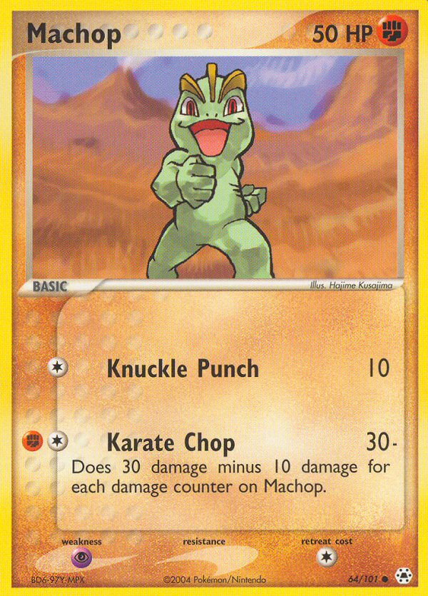 Machop (64/101) [EX: Hidden Legends] | Card Merchant Takapuna