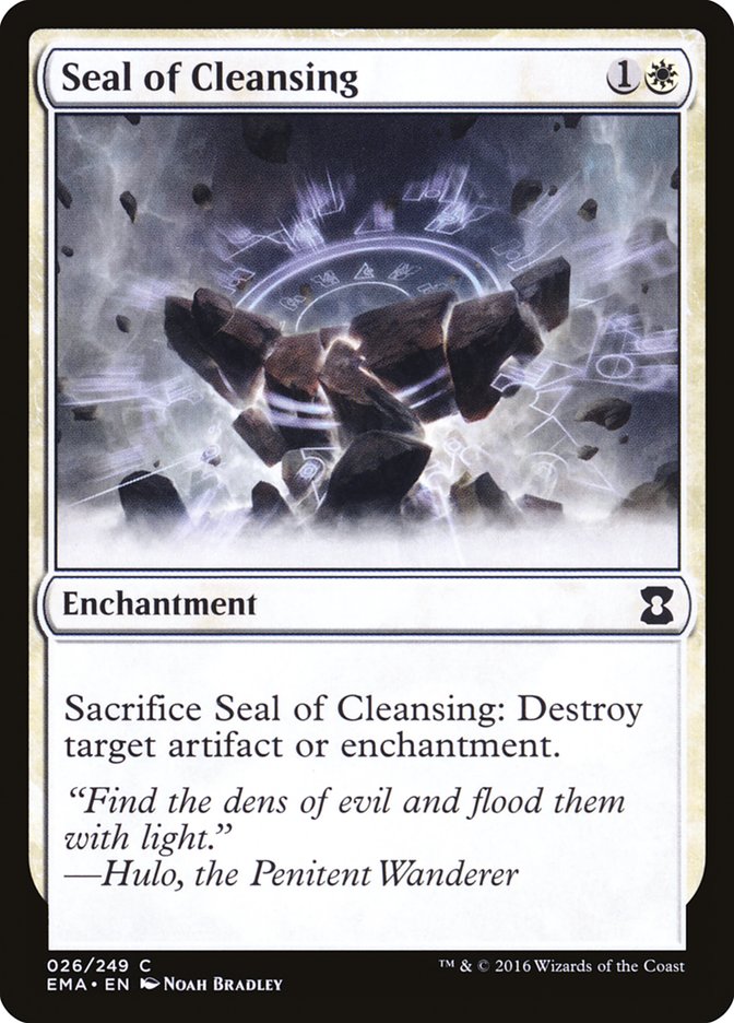 Seal of Cleansing [Eternal Masters] | Card Merchant Takapuna