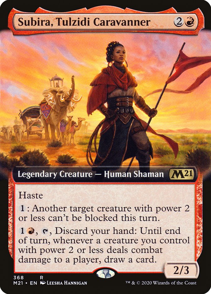 Subira, Tulzidi Caravanner (Extended Art) [Core Set 2021] | Card Merchant Takapuna