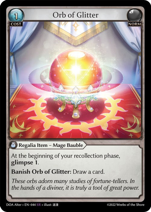 Orb of Glitter (044) [Dawn of Ashes: Alter Edition] | Card Merchant Takapuna