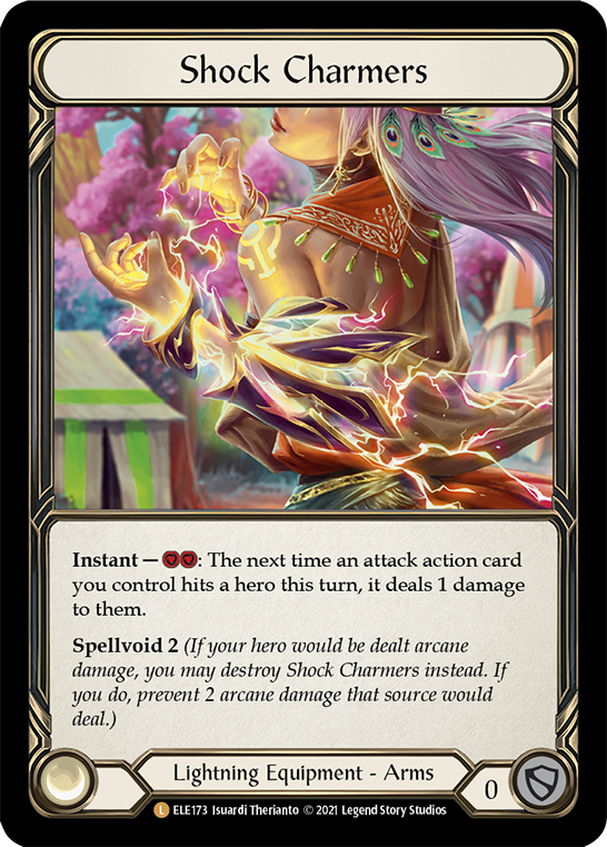 Shock Charmers [ELE173] (Tales of Aria)  1st Edition Cold Foil | Card Merchant Takapuna