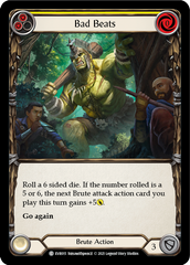 Bad Beats (Yellow) [EVR015] (Everfest)  1st Edition Rainbow Foil | Card Merchant Takapuna