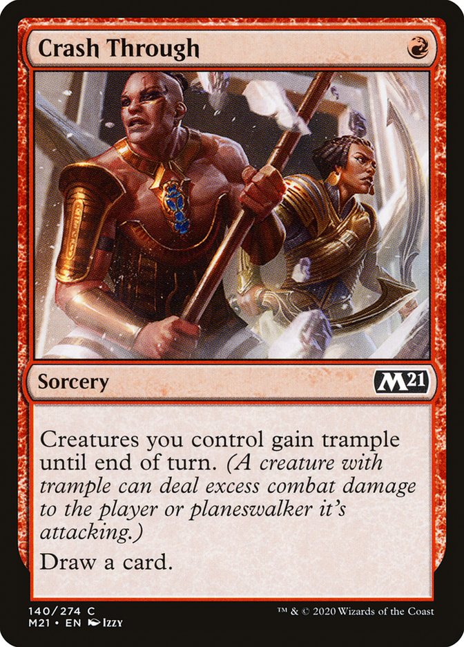 Crash Through [Core Set 2021] | Card Merchant Takapuna