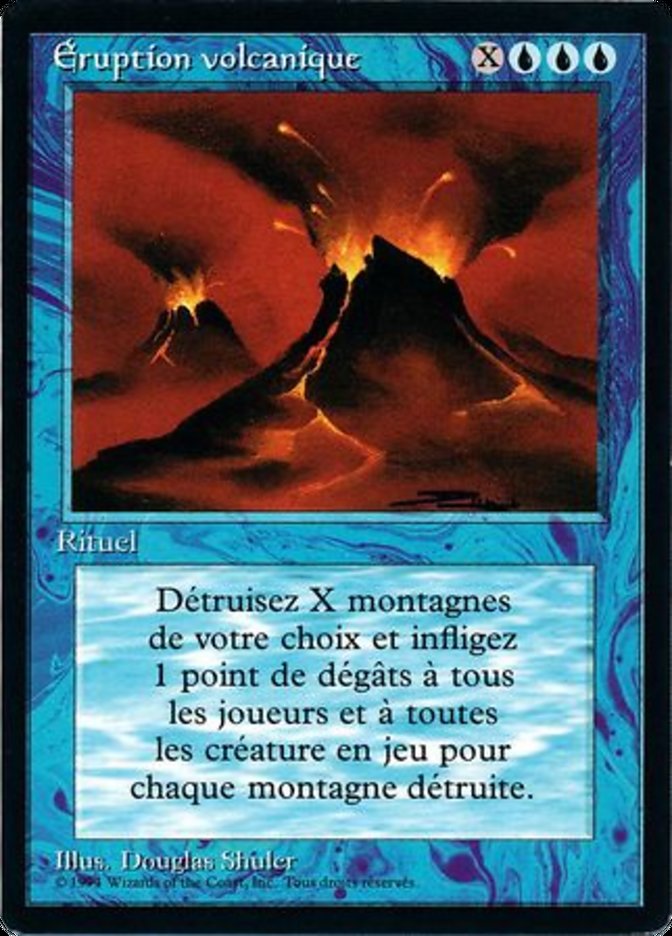 Volcanic Eruption [Foreign Black Border] | Card Merchant Takapuna